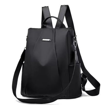 New Fashion Nylon Solid Color Lightweight Waterproof Large Capacity Detachable Shoulder Strap Multi Functional Women'S Backpack