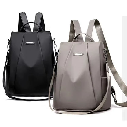 New Fashion Nylon Solid Color Lightweight Waterproof Large Capacity Detachable Shoulder Strap Multi Functional Women'S Backpack