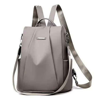 New Fashion Nylon Solid Color Lightweight Waterproof Large Capacity Detachable Shoulder Strap Multi Functional Women'S Backpack